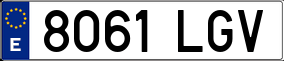 Truck License Plate